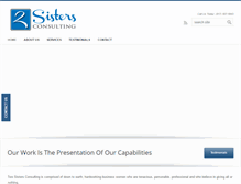 Tablet Screenshot of 2sistersconsulting.com